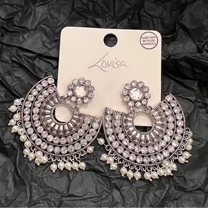 Indian style chandelier earrings
